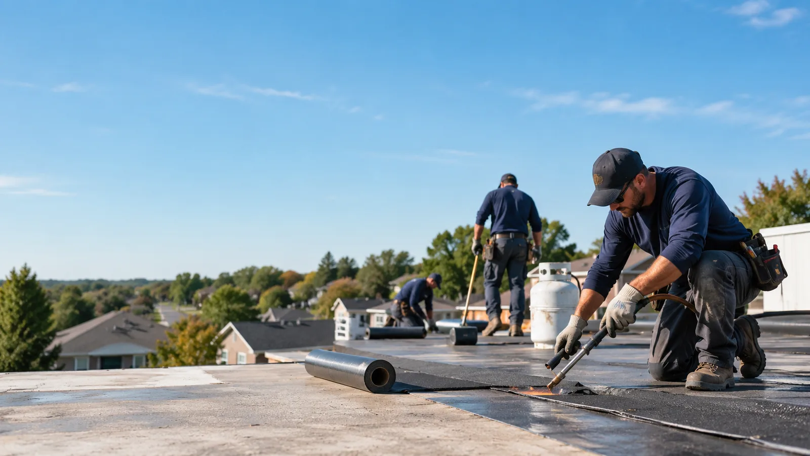Flat Roof Leak Repair providers in Leonidas, MI
